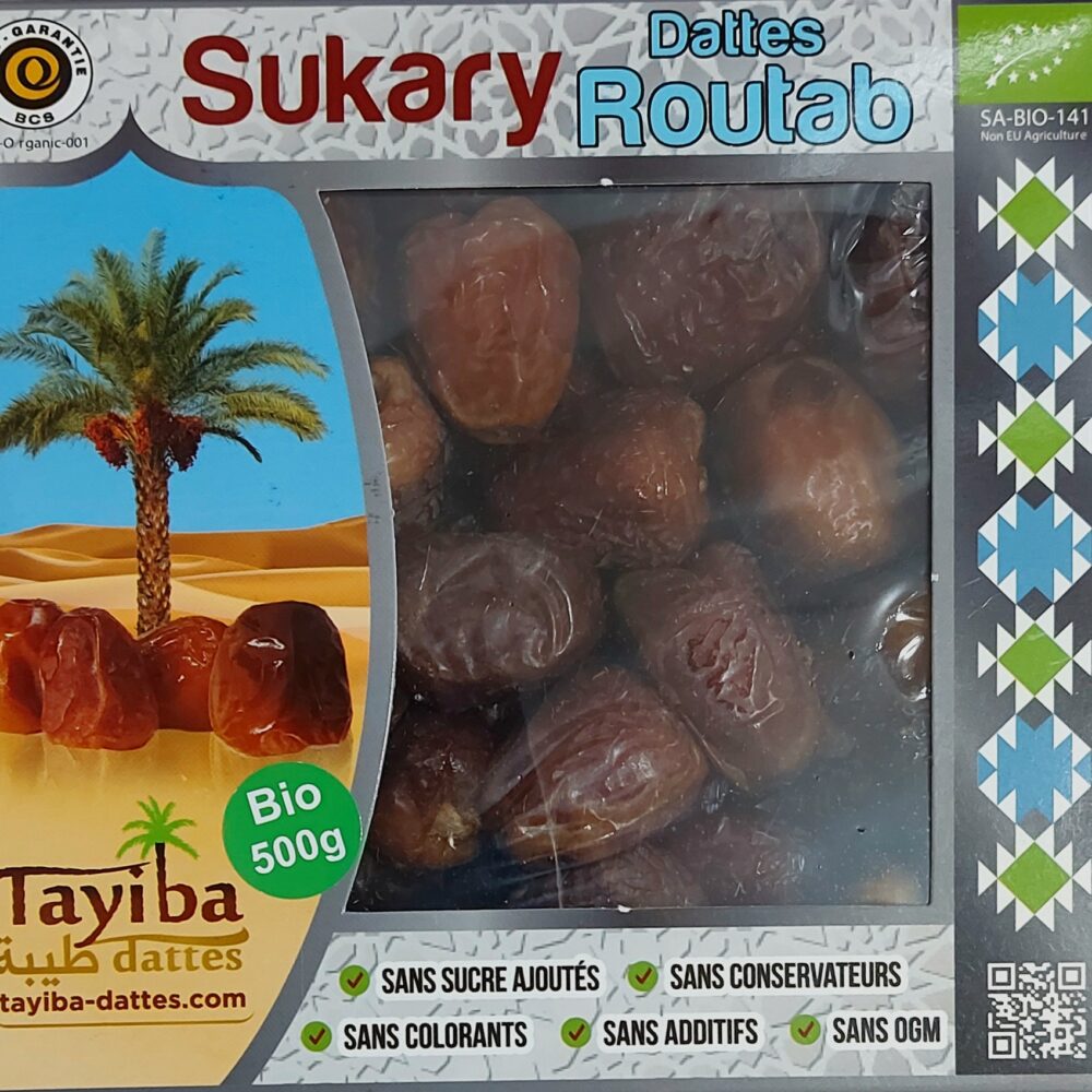 Sukari datulės, ekologiškos